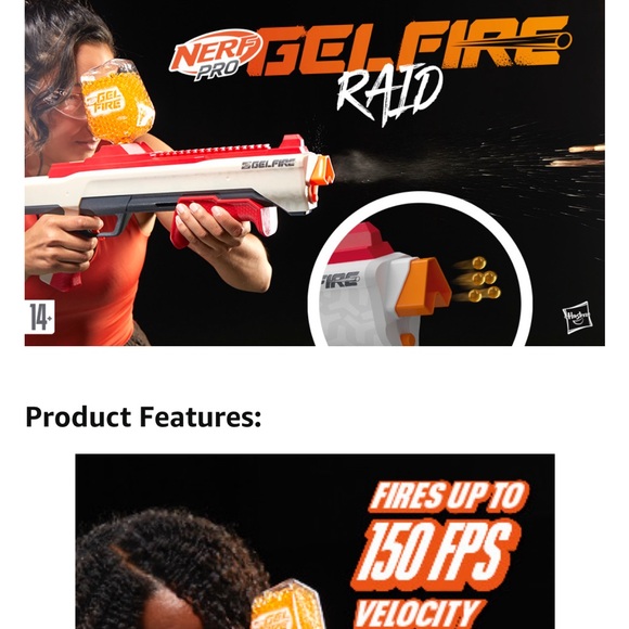 Nerf pro gel fire raid - Picture 2 of 9